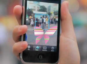 iButterfly������GPS+AR��������ȤӦ��